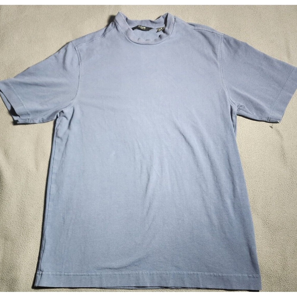 Axis LA T-Shirt Men Small Blue Short Sleeve Outdoor Round Neck Pull On